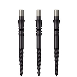Mission Darts Sniper Points | Lunar FS | Steel Tip Replacement Points | 28mm | Black (X2664)