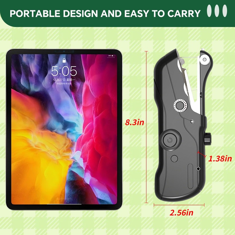 Handheld Sewing Machine,Electric Mini Portable Sewing Machine for Beginners &