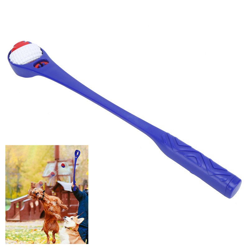 Dog Ball Launcher Stick Interactive Dog Ball Throwing Stick Toy