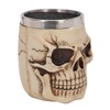 Barber Scissors Holder Skull Shape Stainless Steel Resin Removable Stylish