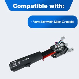 Turn Signal Switch Fit for Mack Cv Models Replaces 82406821 1MR587AM (12 Pin Male)