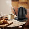 Wonder Comfort Electric Gooseneck Kettle 0.6L，1000W Fast Boiling Stainless Steel