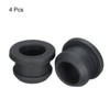 QUARKZMAN 4pcs Snap Rubber Grommet Connector Mounting Diameter 11.5mm ID