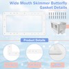 FixIdea Wide Mouth Skimmer Butterfly Gasket Fits for Hayward Pool