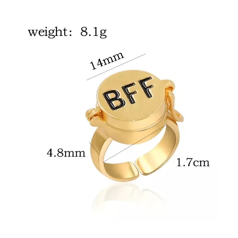 Alien Technology Anillo Bff Bob Esponja Patricio Mejores Amigos Giratorio