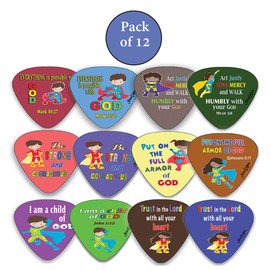Superhero Guitar Picks for Kids - Great Assortment of Guitar Picks For Young Musicians