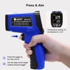 Infrared Thermometer with K-Probe -50°C ~ 580°C IR Temperature Meter