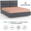 BARBONS Fitted Sheet 90 x 200 cm - 100% Cotton