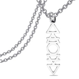 Element Necklace Four Elements Symbols Planetary Fire Earth Water Air Symbols Alchemical Necklace (Four Elements N EU)