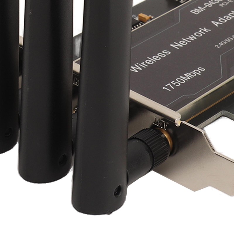 PCIe Network Adapter 2.4G 450Mbps 5G 1300Mbps 4 Antennas Standard