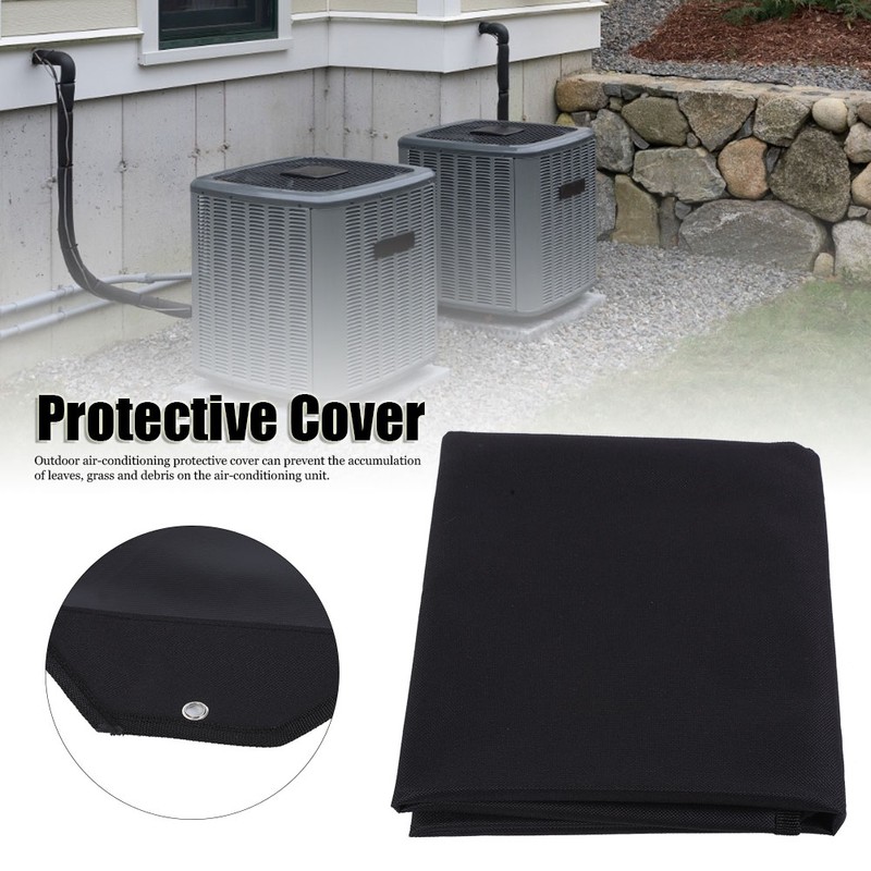 Outdoor 600D Oxford Cloth Waterproof Dustproof Air Conditioner Protective Cover