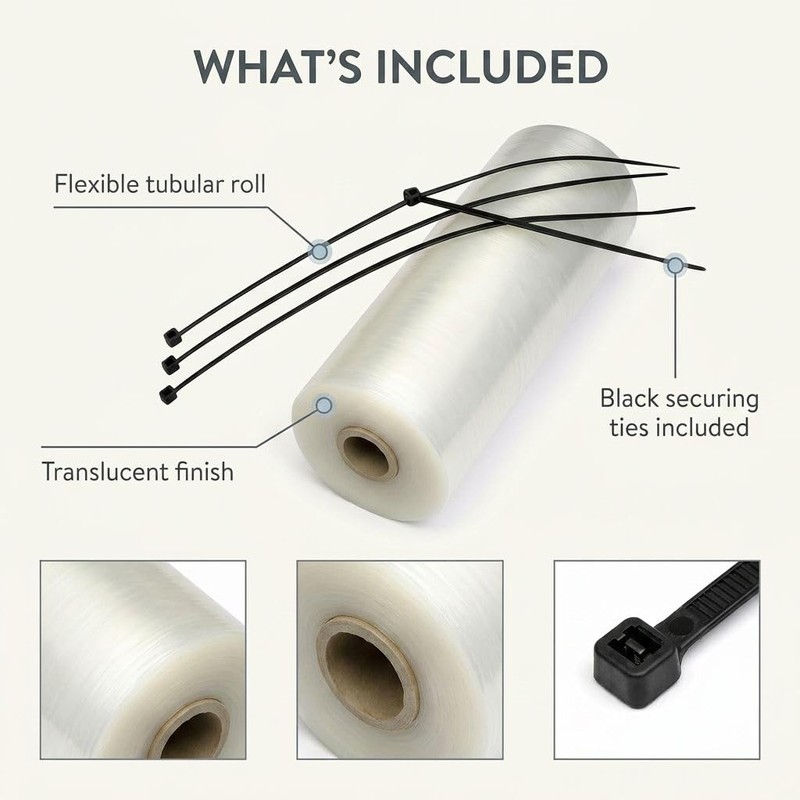 Temporary Rainwater Downpipe Kit for Gutter Outlets Storm Drainage (30