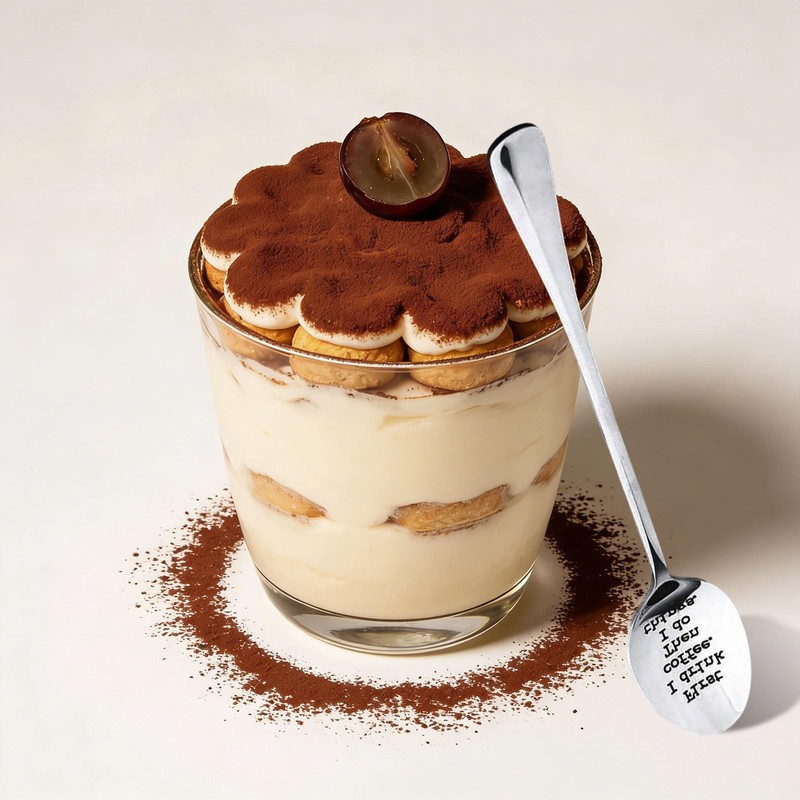 Engraved Stainless Steel Coffee Spoon - Unique Coffee Lovers Gift