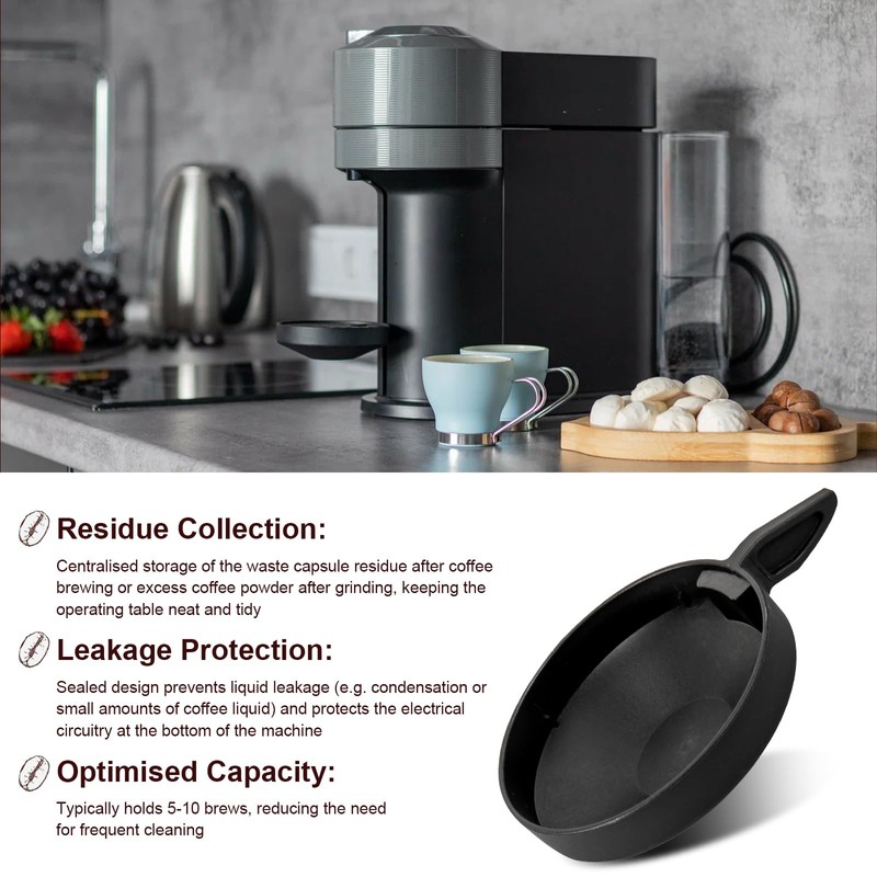 Coffee Machine Drip Tray Replacement MS-624960, Espresso Grinder Tray Repalacement