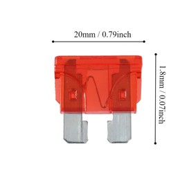 Car Fuses 10pcs Assortment Kit, Breaker Mini Size 15 Amp Car Fuses Kit, Circuit Breaker Resettable Automotive Fuse for RV Truck, Fuse Blade Kit Auto for Marine Automotive