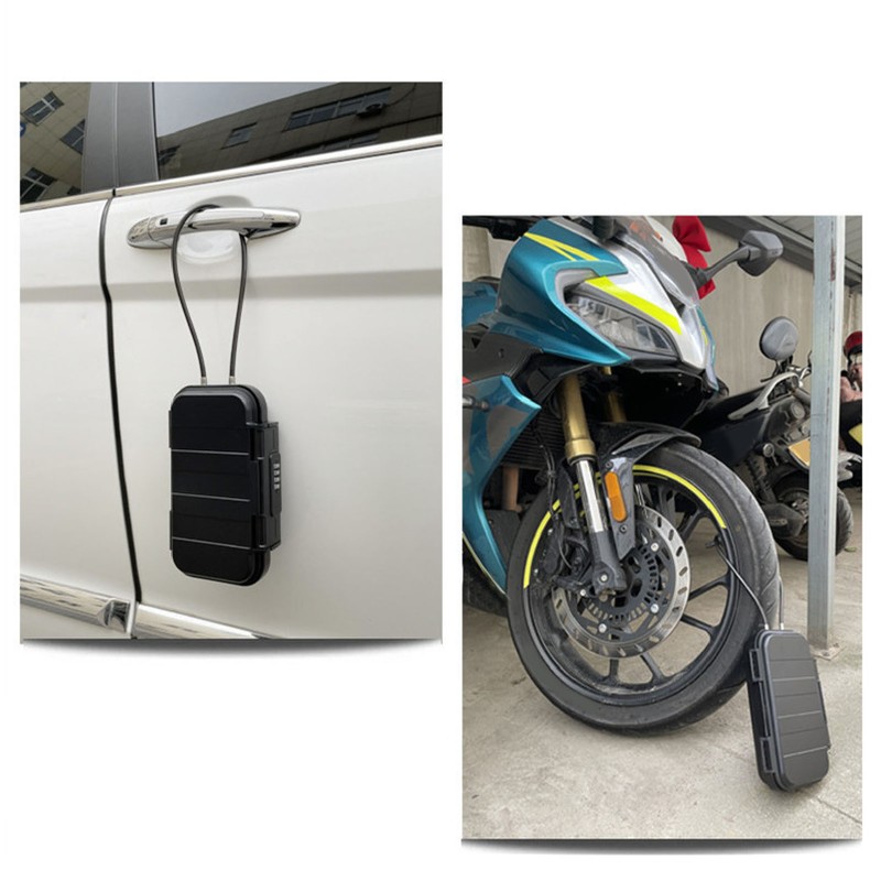 Portable Security Case Waterproof Rustproof Combination Security Key Lock Box