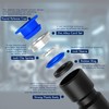 Brintek 100PCS Push to Connect Fittings Pneumatic Air Line 4