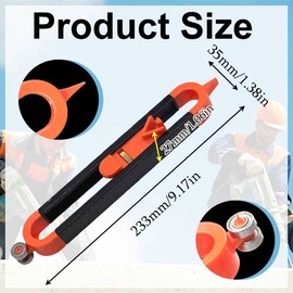 Profile Scribing Ruler Irregular Shape Scribing Tool Precisely Copy Locking Contour Gaug Adjustable Profile Marking Tool for Floor Carpet Tile Laying (Without Pencil)