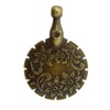 Honbay Yarn Cutter Pendants Metal Thread Cutter Pendant Round Shape
