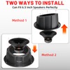 StarknightMT 2PCS Speaker Pods for 6.5 Inch Speakers Universal Angled