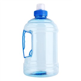 Akozon Water Bottle 1 Liter Water Jug 1L H20 Arrow Water Bottle Large Bottle BPA Free Plastic Cap Kettle Drinking Container with Handle for Outdoor Training Party Fitness Gym Sports
