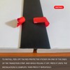 DAILISEN 9.84ft T Molding Flexible Self Adhesive T Shape Floor