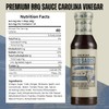 Pork Barrel Carolina Vinegar BBQ Competition Sauce, Tangy Nouth Carolina
