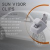 Sun Visor Clips Compatible with Chevy Silverado 1500 Cruze Sonic