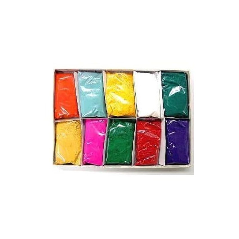 Festival Colors (Rangoli) Holi High Quality Colors (Pack of 10)