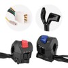 Motorcycle Handlebar Switch, 1 Pair 7/8inch Left & Right Motorcycle