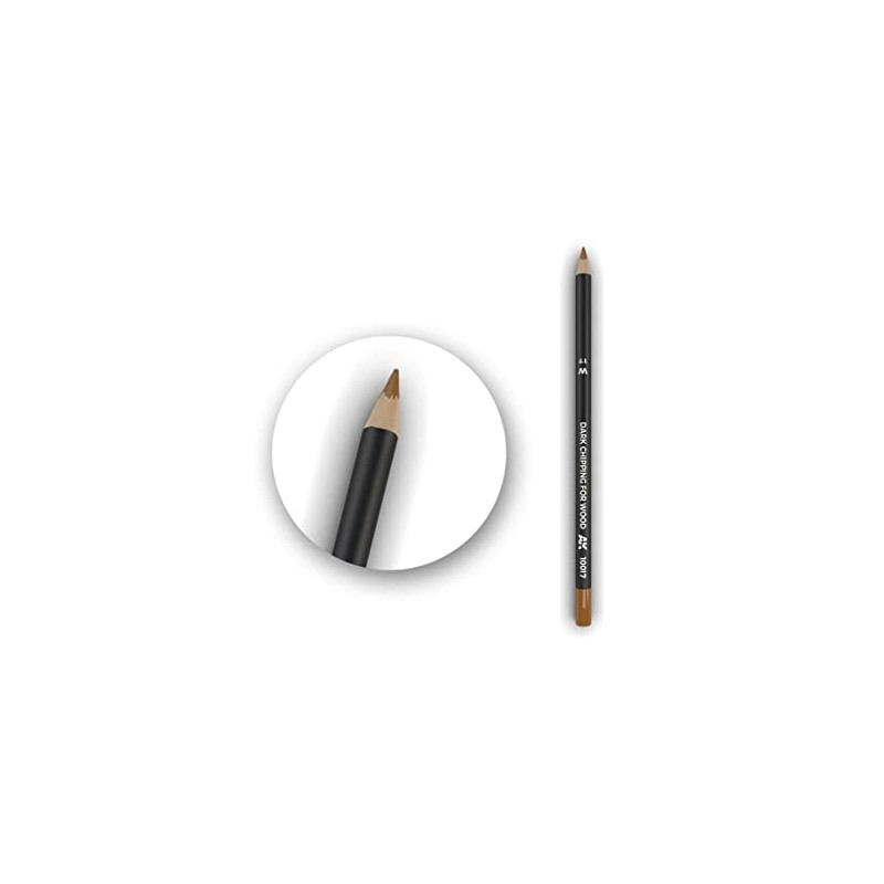 AK AK10017 Watercolour Pencil Dark Chipping for Wood (1x)