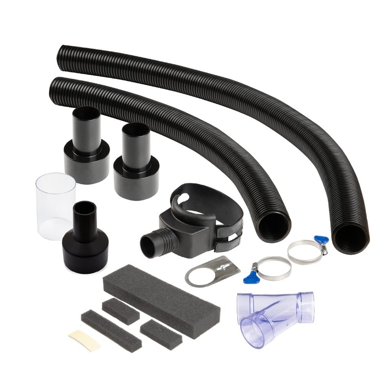 POWERTEC Dust Collector Fittings, Router Table Dust Collection System w/Y
