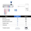SARMOCARE Toothbrush Holder Cleaner with Fan Drying & 6min Timing