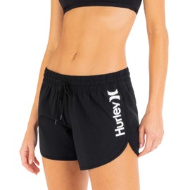 Hurley Women's Standard Boardshort Bottom, Black, L
