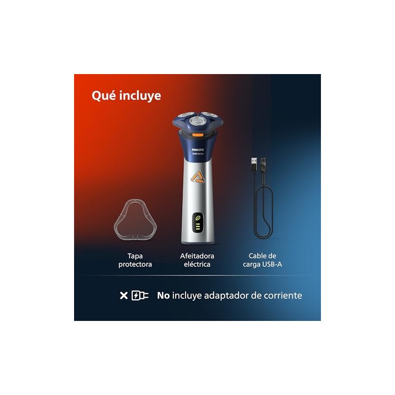 Philips Afeitadora Eléctrica Serie 3000 con Modo Regular y Sensible
