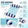 4-in-1 Inflatable Pool Hammock Float for Adults – Foldable Water