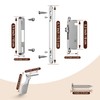 MENGBEI Sliding Glass Door Lock,Sliding Door Handle with Lock,Fits Door