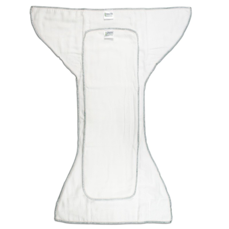 LeakMaster Adult Contoured Cloth Diaper with Nighttime Insert - X-Large