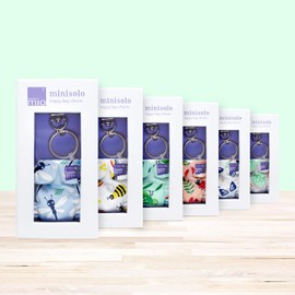 Bambino Mio, Minisolo (Nappy Keychain), Savannah Stripes, Multi-Colour, MINI SAV