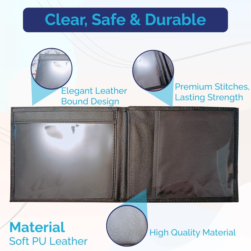 Ketayle Disabled Badge Holder Wallet | PU Soft Leather Badge