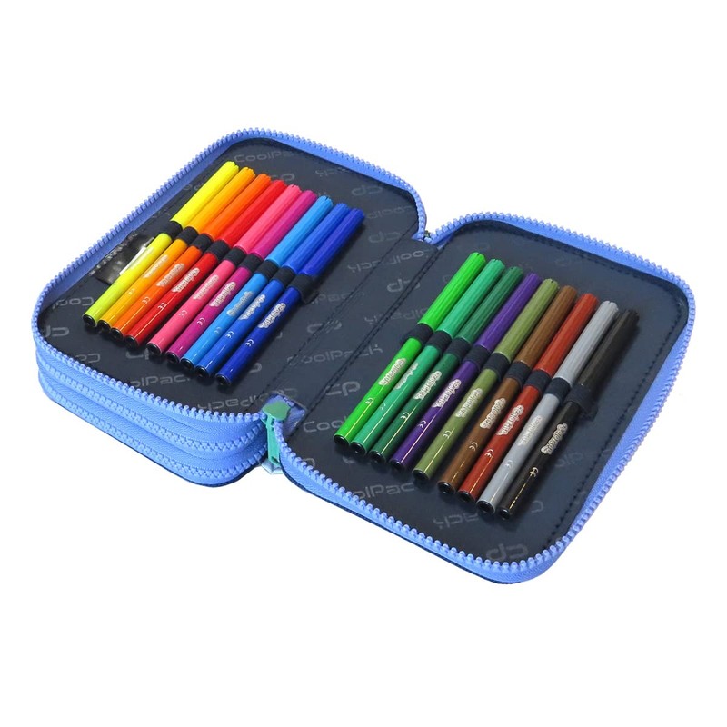 Coolpack Jumper 3 Bunnyland F067704 Pencil Case Multi-Coloured