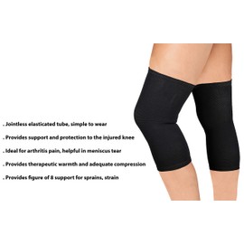 Wonder Care Compression Knee Brace for Women & Men -2 Pack Knee Brace for Women Running Knee Pain, Knee Support Compression Sleeve, Workout Sports Knee Braces for Meniscus Tear ACL