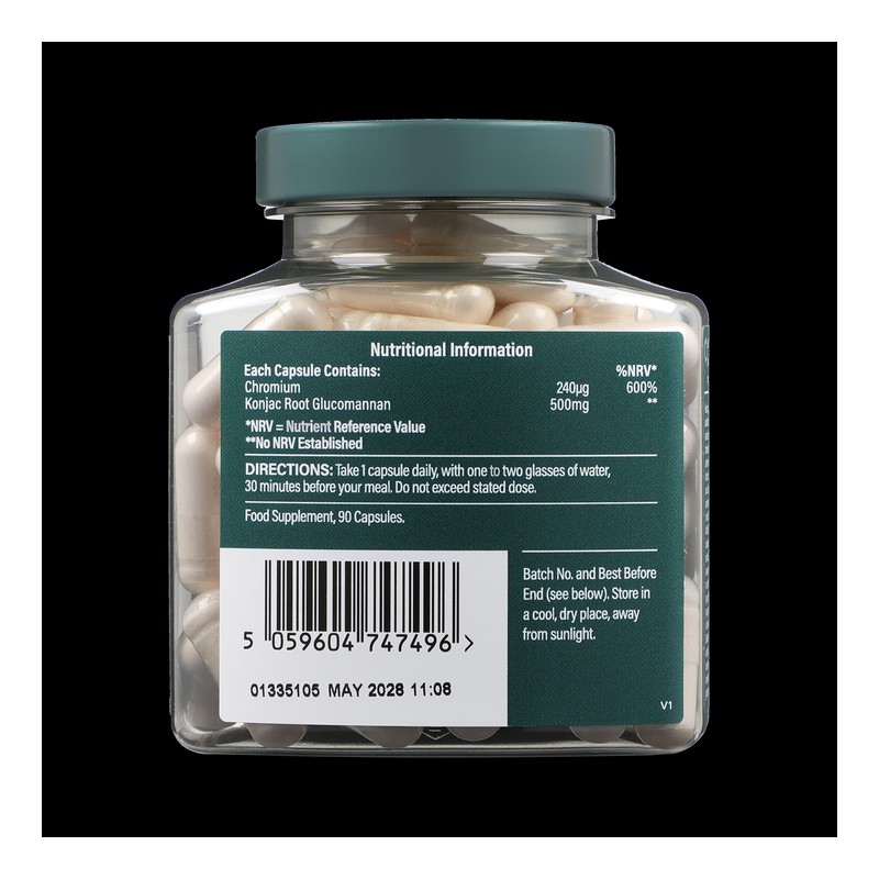 Holland & Barrett Glucomannan & Chromium 60 Capsules