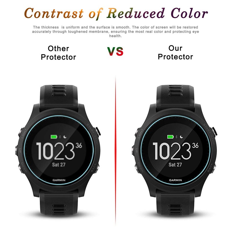 Diruite 4-Pack for Garmin Forerunner 935 Screen Protector, 2.5D 9H