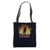 I'd Rather Be Backpacking Retro Hiking Camping Bushcraft Tote Bag