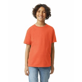 Gildan unisex child Ultra Cotton Youth T-shirt, 2-pack T Shirt, Orange, Medium US