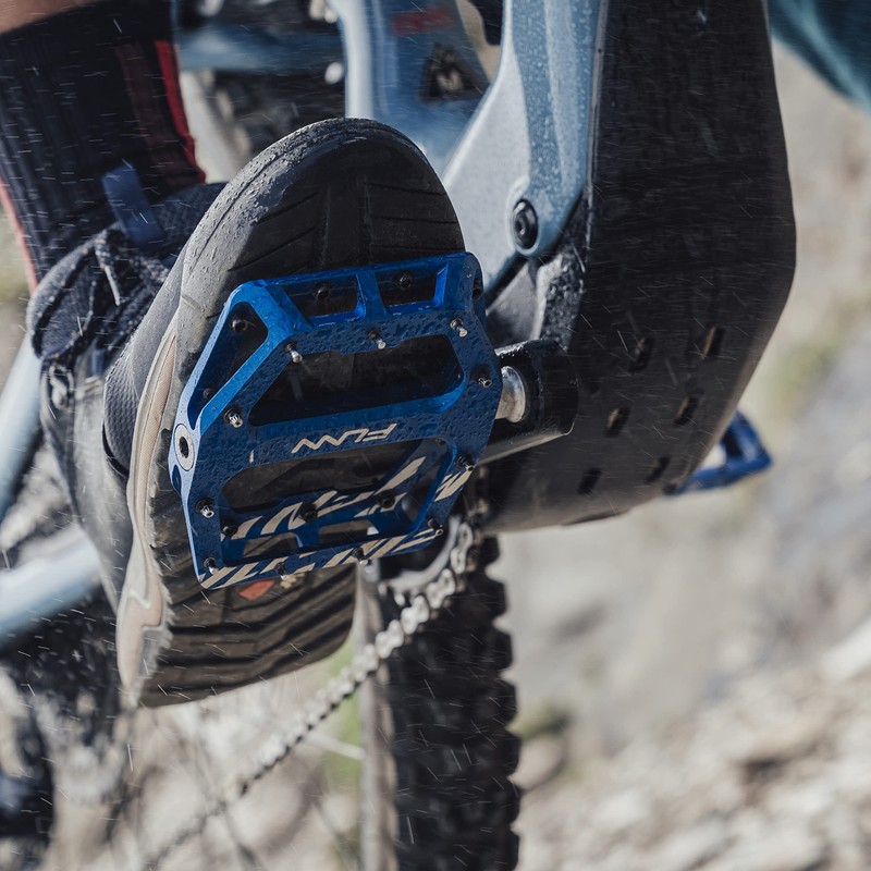Funn Funndamental Flat Pedals - Wide Platform Bicycle Pedals for