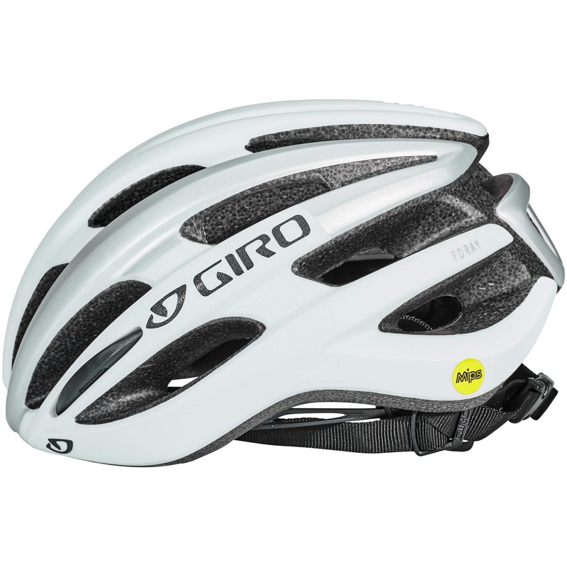 Giro Unisex Adult Foray Mips Helmet - Matte White/Silver, Medium