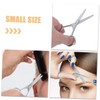 VICASKY 1set Stainless Steel Beauty Scissors Small Eyebrow Trimming Tools