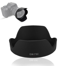 ANKROYU EW-73C Camera Mount Lens Hood, Camera Accessories for Photography, Portable Plastic Sun Shade for Canon EF S 10-18mm F4.5-5.6 is STM